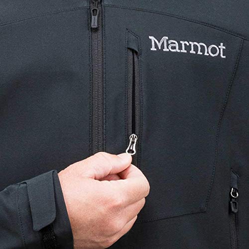 Marmot Men's Softshell Jacket (Black, Large)4