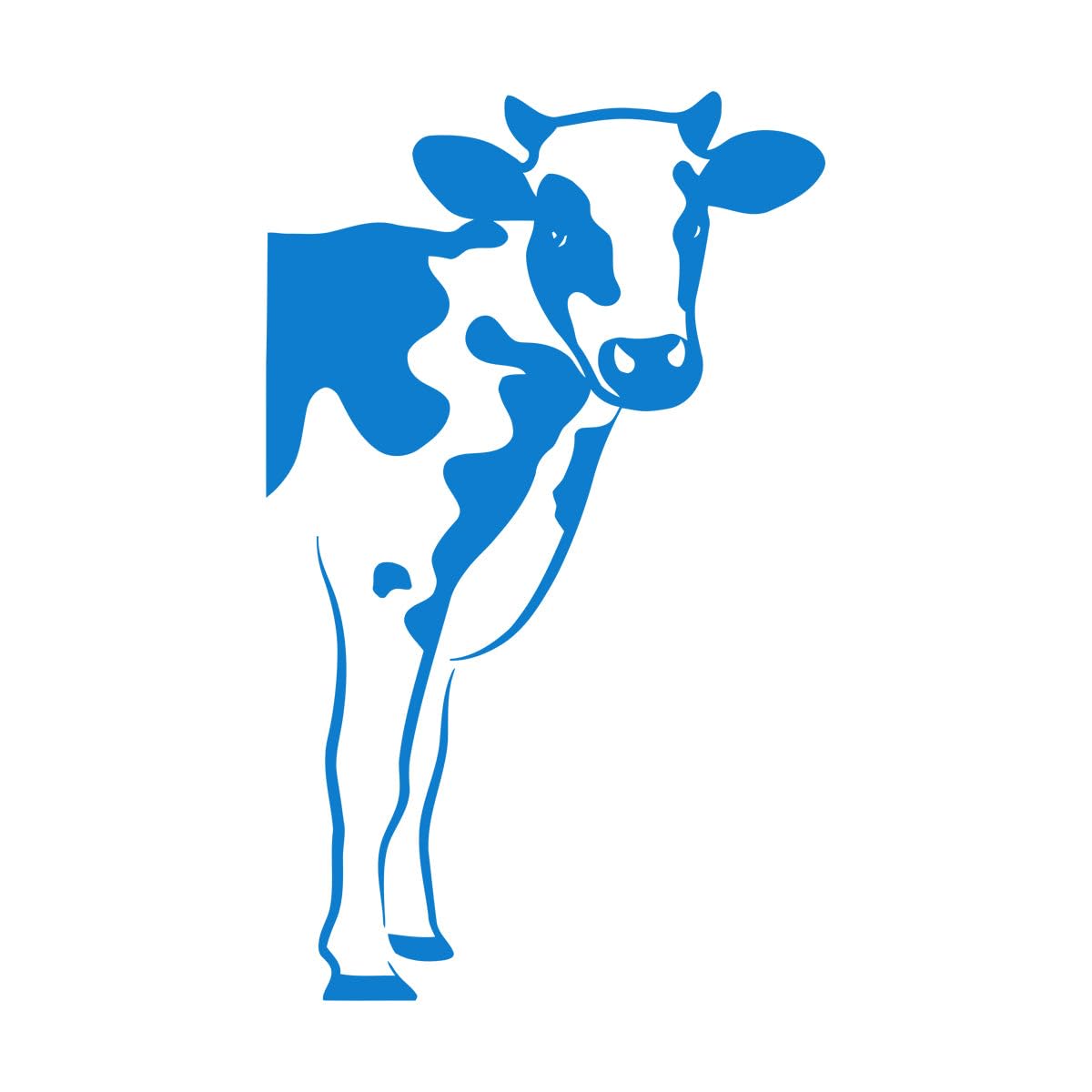Cow Wall Decal for Kitchen Cow Vinyl Decal Animal Cow Head Wall Sticker Farmhouse Decor Cow Wall Art Decor Cow Lover Gift Small - 35x57cm