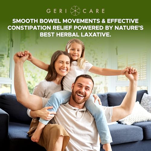 Image of Geri-KOT Senna Laxative & Stool Softener Tablets, 1000ct| Natural Vegetable Stimulant Laxative| Smooth Bowel Movement Senna Tablets| Fast-Acting, Gentle Constipation Relief| 8.6mg Sennosides