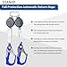 UIANSP Self Retracting Lifeline Retractable Fall Arrest Construction Roofing/Fall Protection Retractable Safety Lanyard External Shock Absorber Fall Arrest Safety
