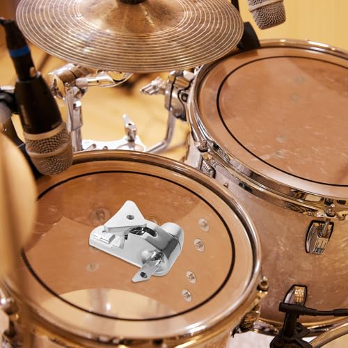 Abrazadera metálica para cowbell de batería universa miniatura 6