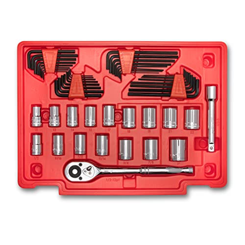 Crescent 229 Piece 1/4", 3/8" & 1/2" Drive Mechanics Hand Tool Set with 3 Drawer Storage Case - CTK229C