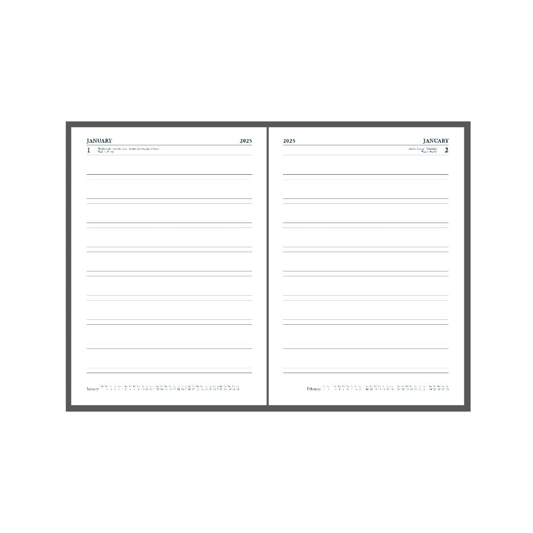 Collins Standard Desk 2025 Diary For Professionals - A4 Day To A Page Business Diary - Red - (44.15-25) - Premium Business Planner With Hardback - View #8