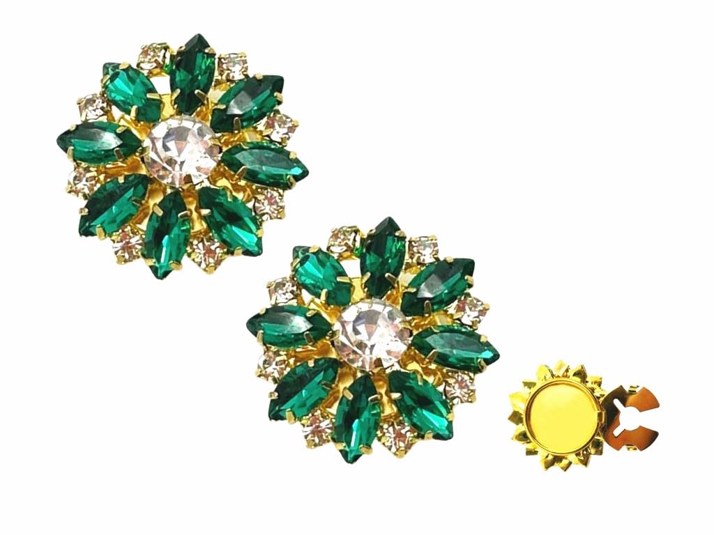 Button Covers Cufflinks For Men Women Rhinestone Flower Button Cover For Shirt Tuxedo, Decorative Buttons For Crafts Shell Button covers Fancy Accessories For Business Daily Party Wedding Gifts