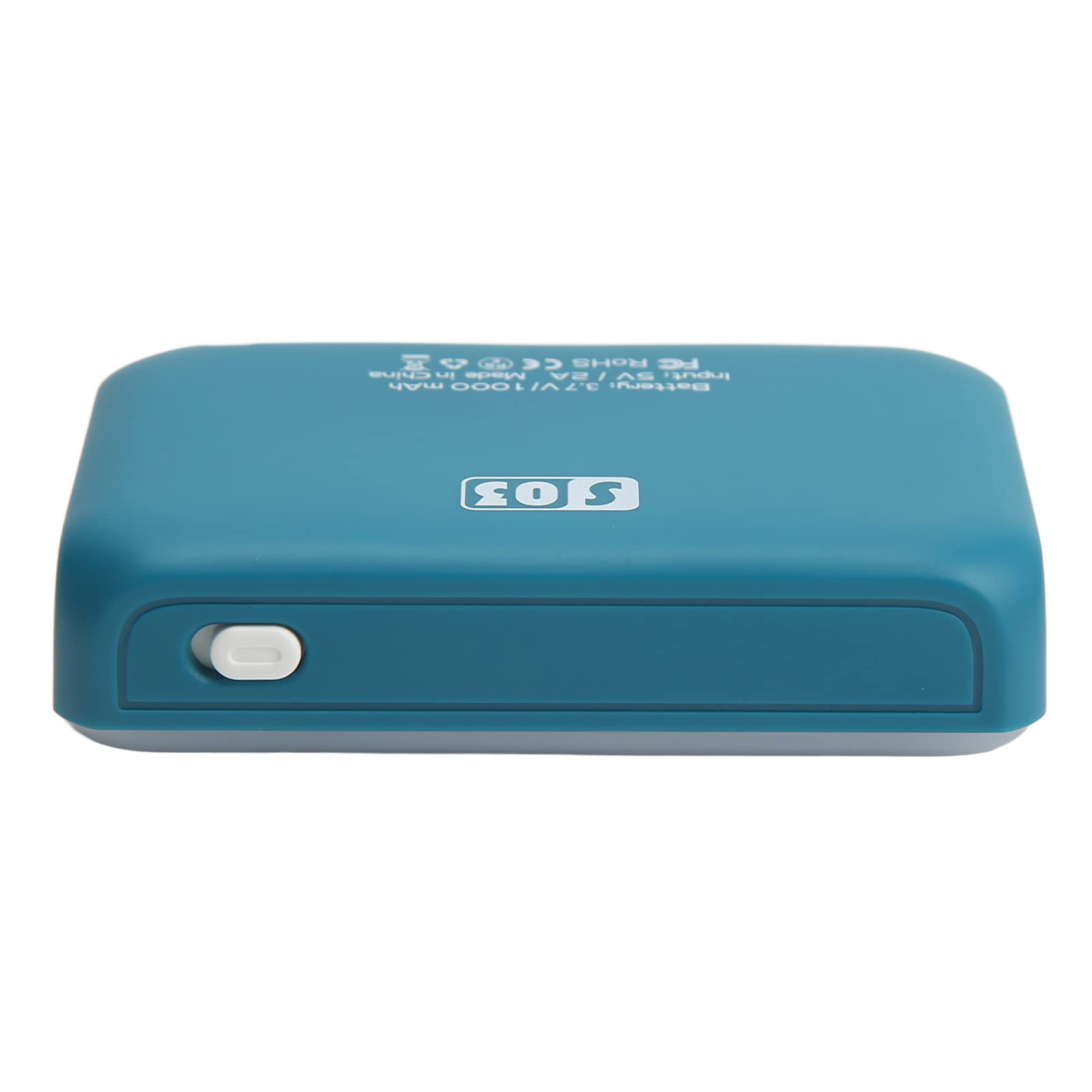 Weeylite S03 Luce Video a LED RGB,con Controllo APP,Portatile Ricaricabile CRI95+ 2800K-6800K Dimmerabile Illuminazione fotografica Pannello Lampada per Fotocamera Videoconferenza Youtube,Bianco
