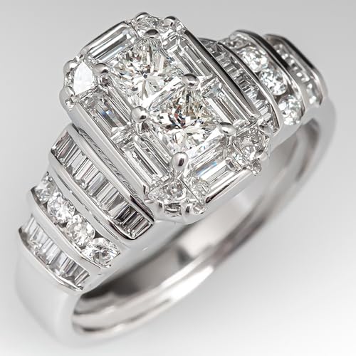 Fashion Forward Wedding Band Shiny Cubic Zirconia Rings for Female Engagement Jewelry