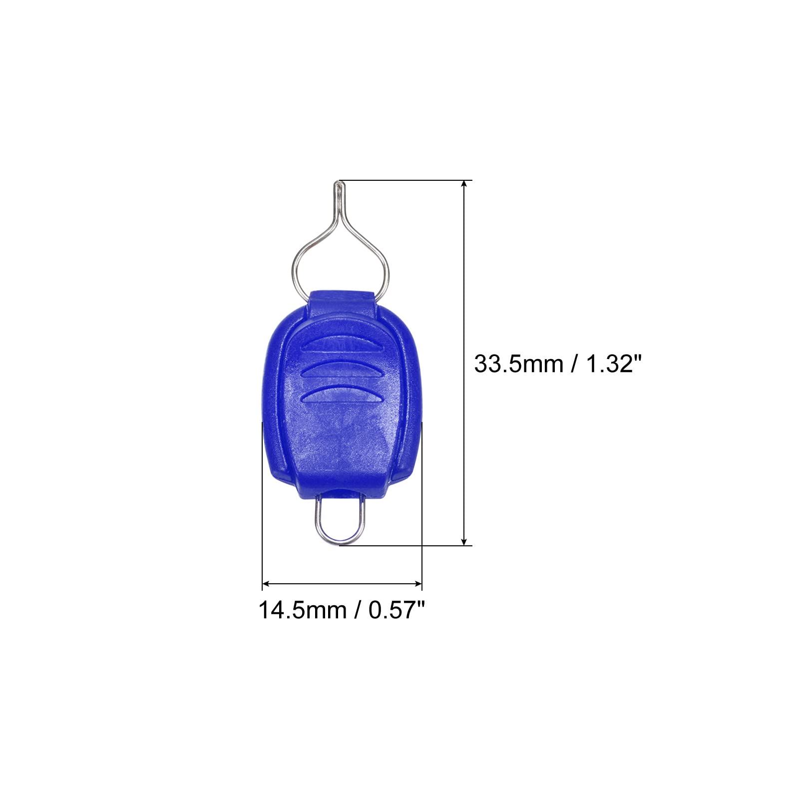 PATIKIL Angelschnurhalter 10 Stück - Schnur Clip Für Baitcasting Rollen 33,5mm
