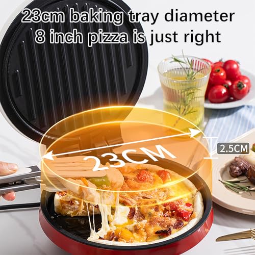Fabricant de pizzas électriques 23 cm avec double chauffage face - 8