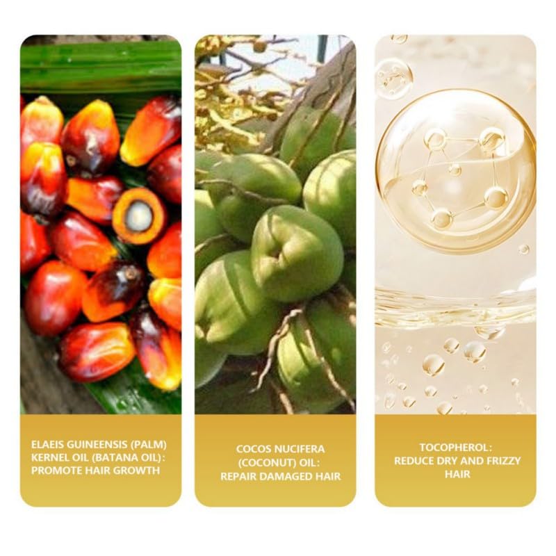 Miniatura 6 de Barra de champú de aceite de Batana para el crecimiento del cabello, barra de aceite Dr. Sebi Batana de Honduras, barras de batana naturales para