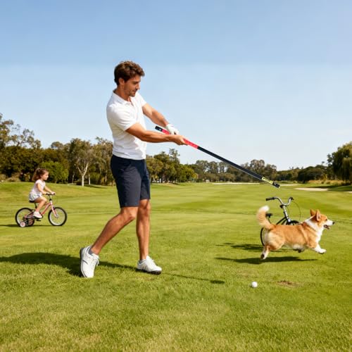 Entraîneur de golf sur parcours pour progresser en extérieur