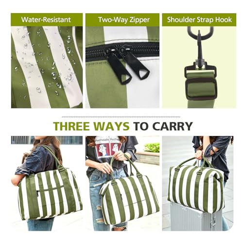 Image of TOPBAG Travel Duffle Bag, Waterproof Weekender Carry On Tote Bags for Women, Sport Gym Bag for Men, Hospital Bag for Labor and Delivery, Overnight Luggage Bag with Trolley Sleeve