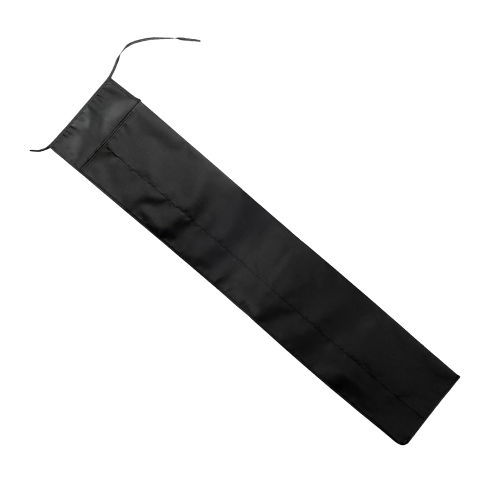 DCYQAIN 140cm Waterproof Oxford Cloth Fishing Rod Bag Cover Fishing Tackle Storage Bag Portable and Lightweight for Outdoor Fishing(Black)