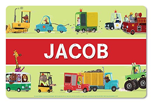 I See Me! Trucks Personalized Placemat