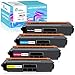 Price comparison product image Clywenss TN423 Toner Cartridges Compatible with Brother TN423 TN421 TN-423 TN-421 High Capacity for MFC-L8690CDW DCP-L8410CDW HL-L8260CDW HL-L8360CDW MFC-L8900CDW 4-Pack (Black, Cyan, Yellow, Magenta)