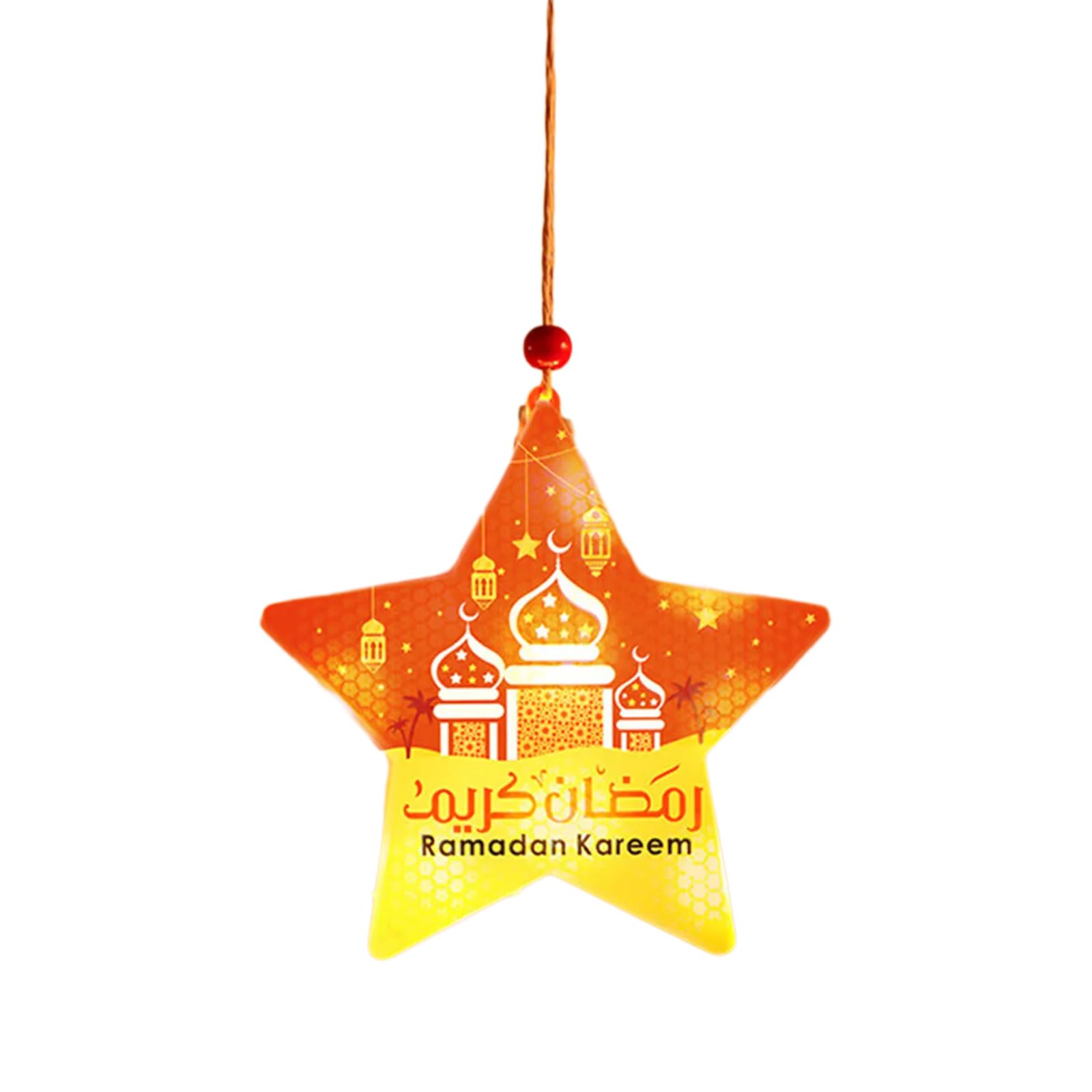 Kalttoy Type F Decorative Led Light Eid Decorative Lamp Star Shape Led Lamp Hanging Decorations For Home Decoration Festival Supply Window Decoration