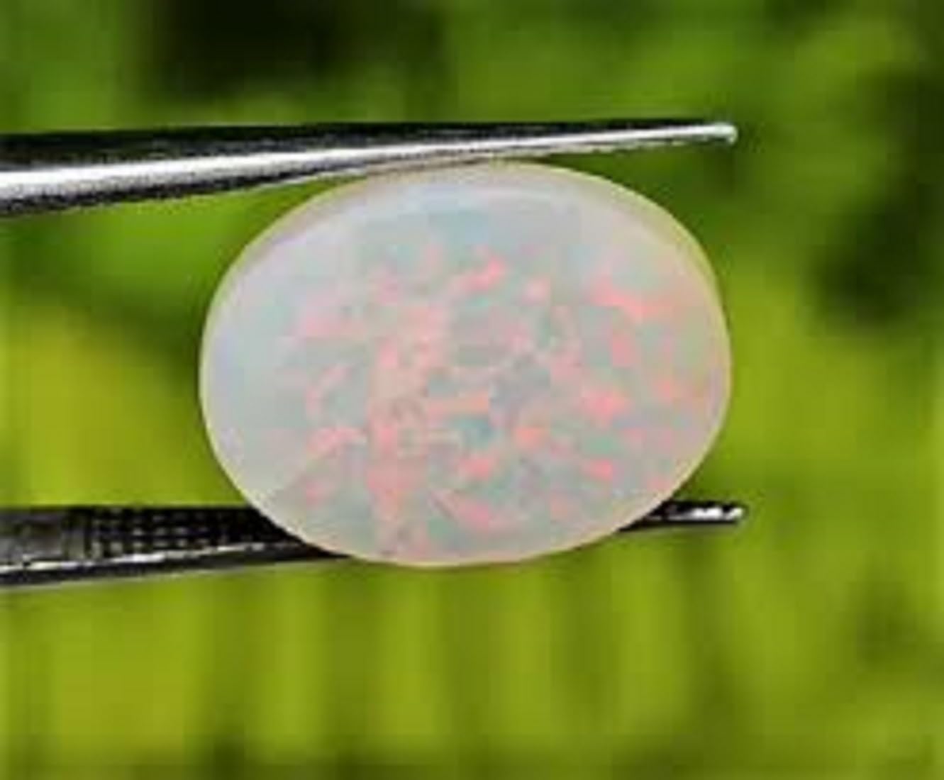 8.25 Ratti 8.00 Karat australischer Opal mit Laborzertifikat, zertifizierter Original-Opalstein / unbeheizter und unbehandelter Feueropalstein, Tor, Free, Stein