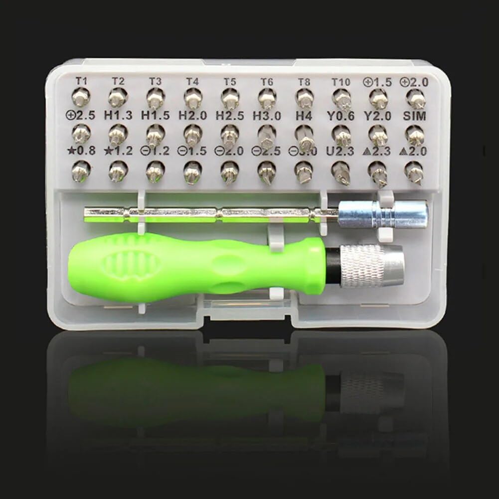 STRETTO 32 in 1 Magnetic Screwdriver Set with Non-Slip Handle, Small Screwdrivers Repair Tool Kit for iPhone, iPad, Computer, Watch, Glasses, Camera, Electronic (T 31-1) (B0CRVT5K97) Amazon Price History, Amazon Price Tracker
