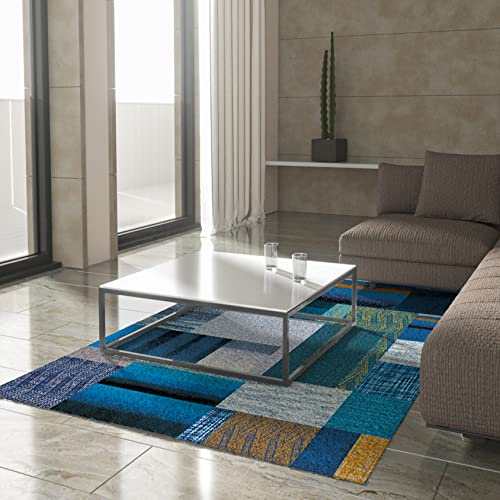 Tapis de passage 70x130cm anti-rayures et ignifuge pour sol RYNS - 6