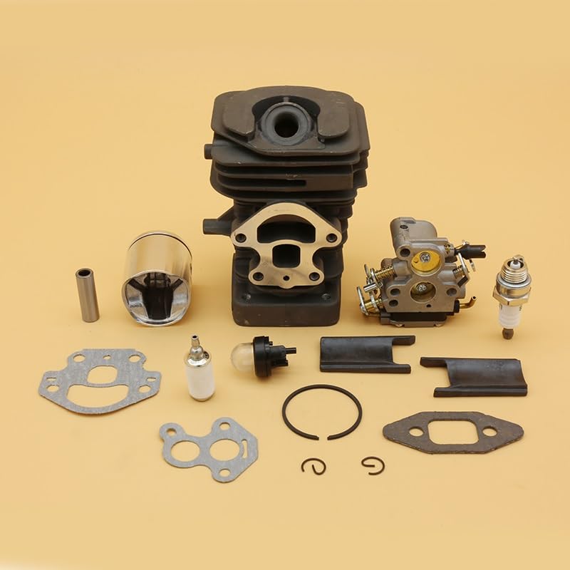 Części do kosiarki 39mm Cylinder tłok silnika uszczelka gaźnika pasuje do Husqvarna 236 240 235 ogród części zamienne piły łańcuchowej 545050417