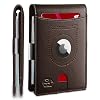 Zitahli Mens Wallets Airtag Holder Slim Rfid Leather with Gift Box