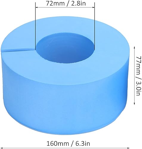 Miniatura 3 de Puños para ejercicio de natación, 2 unidades, de EVA, aeróbicos acuáticos, tobillos, cinturones de brazos con hebilla de liberación rápida para