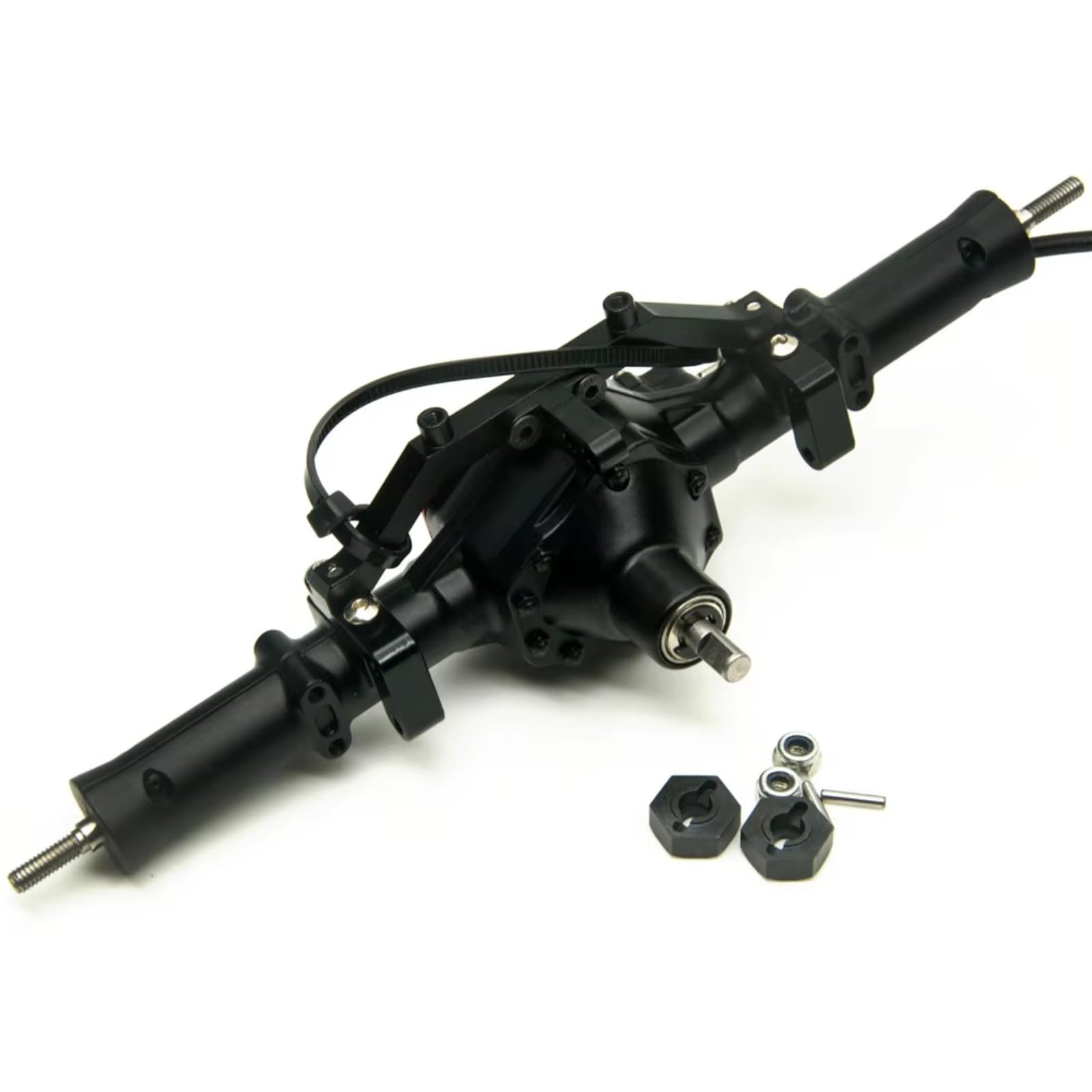 Per Axial Per SCX10 CC01 F350 1:10 Assale Anteriore Posteriore Completo Lega Metallica Con Serratura Crawler RC Parti Automobili Modello Accessorio Ricambi RC