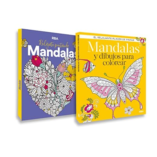 Pack Especial Mandalas - 2 libros para colorear con mandalas