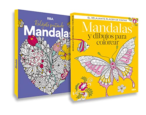 Pack Especial Mandalas - 2 libros para colorear con mandalas