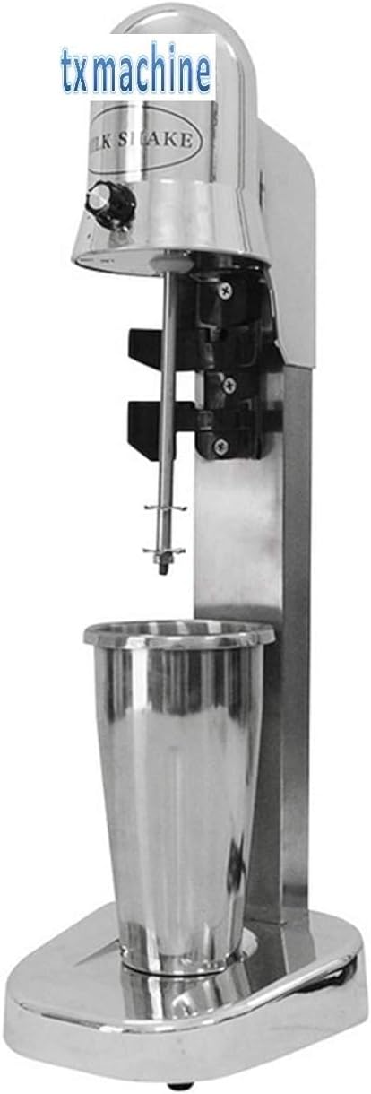 Milkshake Machine Commercial Milkshake mixer Machine Stainless Steel Milk Mixer Milk Bubble tea machine for Milk Tea Shop Dessert Station with 2 cups (double heads, 110V/60HZ)
