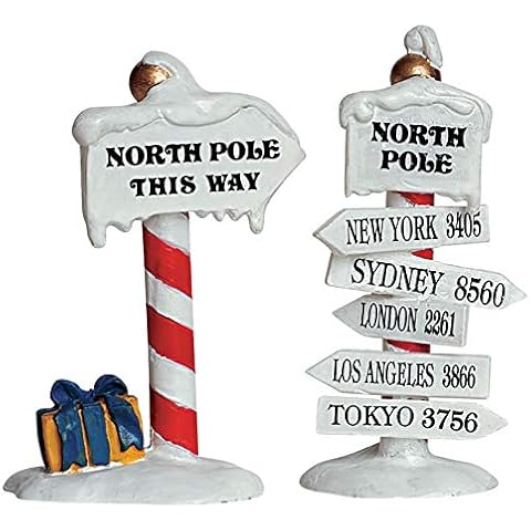 Lemax Christmas - North Pole Signs Set of 2 (64455) Cover