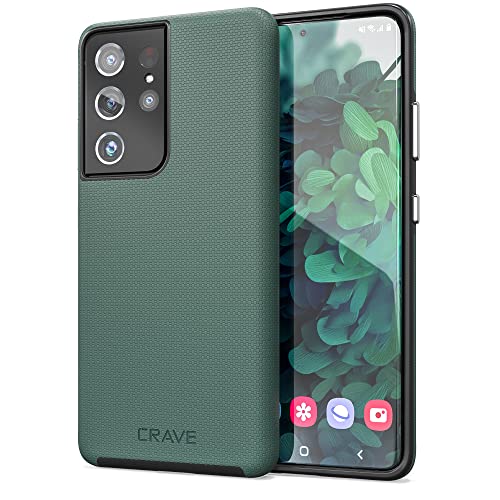 Image of Crave Dual Guard for Samsung Galaxy S21 Ultra Case - Forest Green