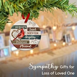 Memorial Cardinal Gifts for Loss of Loved One, Xmas Hanging Ornaments, Bereavement Ornament, Miscarriage Gifts Memorial Cardinal Gifts for Loss of Loved One Xmas Hanging Ornaments Bereavement Ornament Miscarriage Gifts