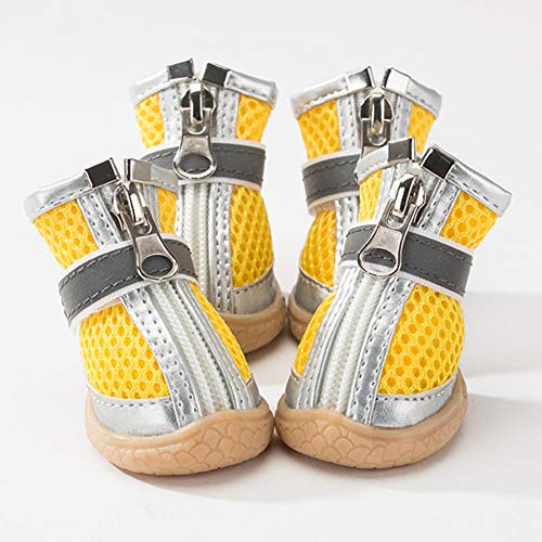 Nuoxia Dog Shoes Pet Shoes Cat Shoes Small Dog Breathable Shoes 1set (5#, 2)