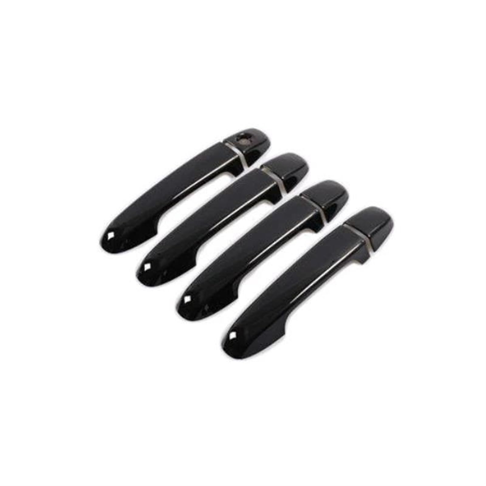 KJHOPY Gloss Black Car Door Handle Stickers Cover Exterior Accessories for Toyota for Prius C for Aqua Nhp10 2012-2019 Exterior Door Handle(Style2)
