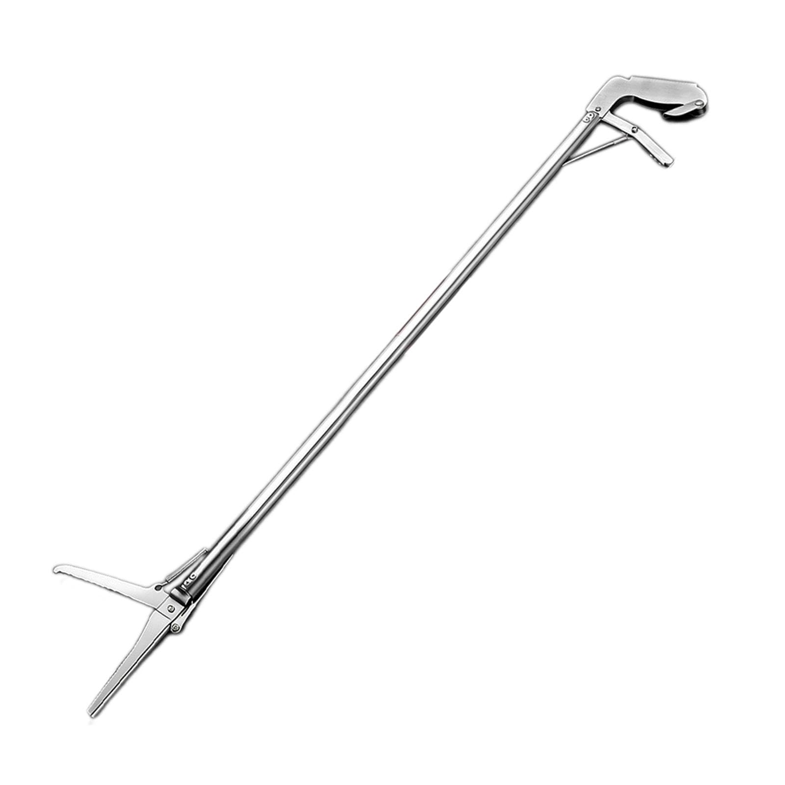 Pinzas de Acero Inoxidable para Reptiles, Herramientas de Alimentación, Pinzas Plegables Versátiles de Mandíbula Larga para Manipular Serpientes, Caño Recto de 150 Cm