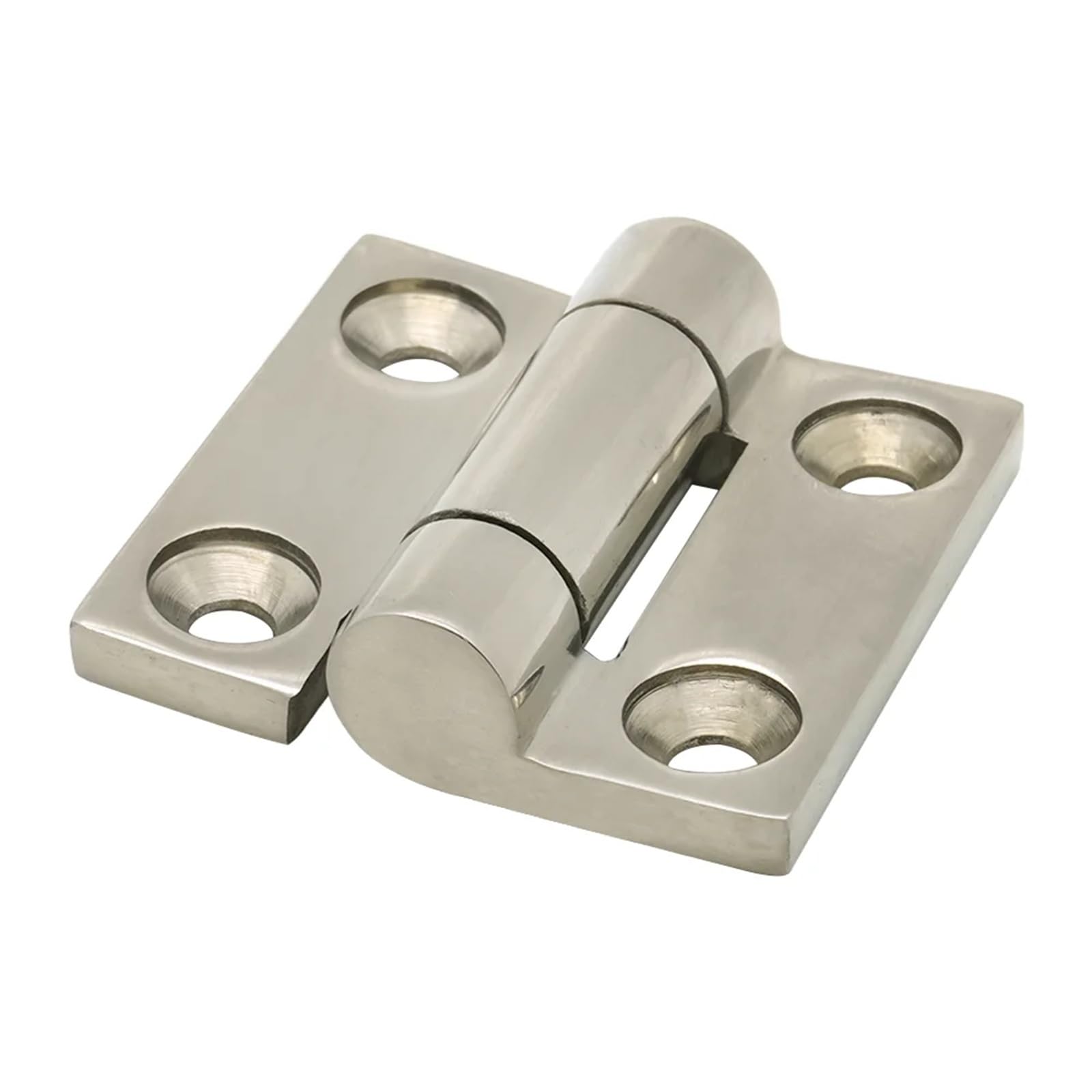 Rmwkrmogrf Djlp-40 Stainless Steel Hinge - Taper Hole Flat Type Sus304 Symmetrical Hardware Accessories 1Pcs(Djlp-40)