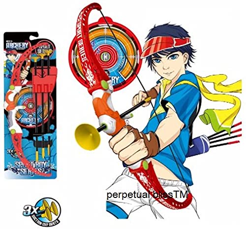 Perpetual Bliss Archery Bow and Arrow Game for Kids|with 3 Suction Cup Arrow|Strong String Thread|Sport