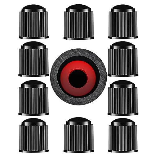 Tire Valve Caps has a Sealing Ring Tire Valve Stem Caps for Bike,Bicycle,Car,Motorbike 15pcs Black