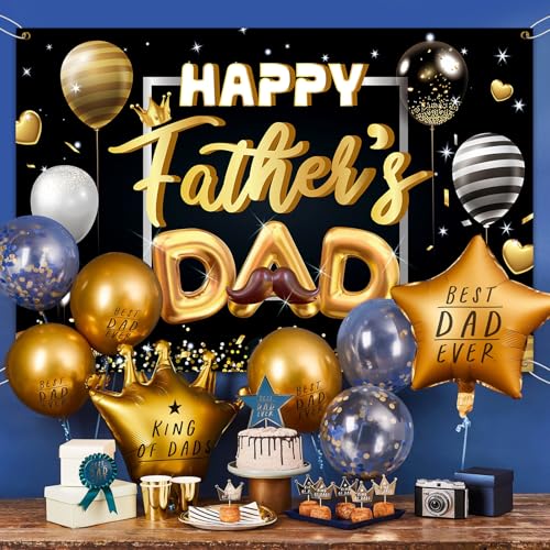 Fondo para fotos Happy Father's Day 180x115 cm miniatura 3