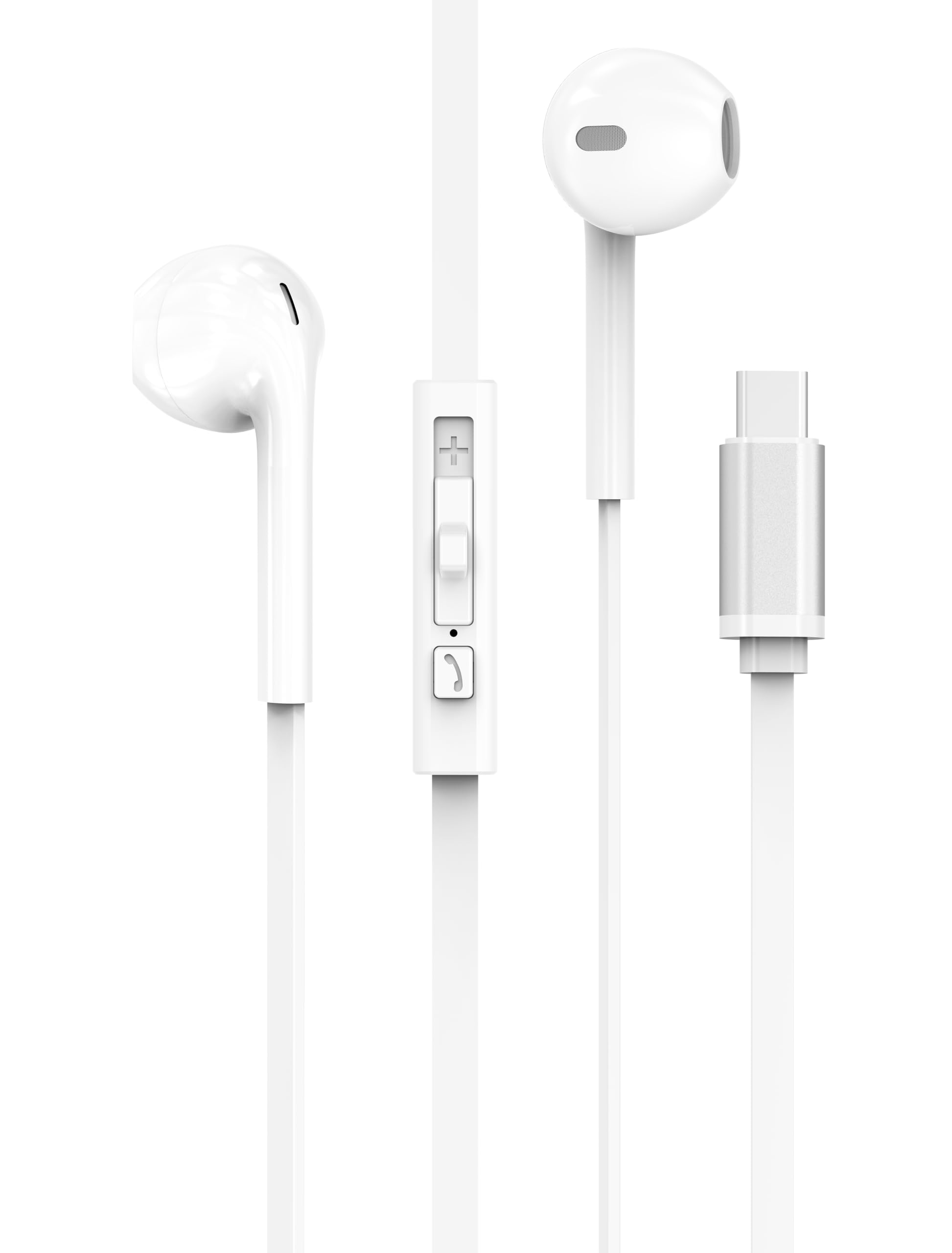 VIDVIE HS666 USB C Headphones for iPhone 15 Pro Max Plus iPad 2022, Type C Earbuds with Mic Volume Control Multi Device