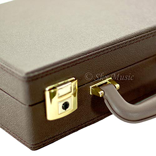 Professional Replacement Case for Bb Clarinet Imitation of Leather (Brown/Black)