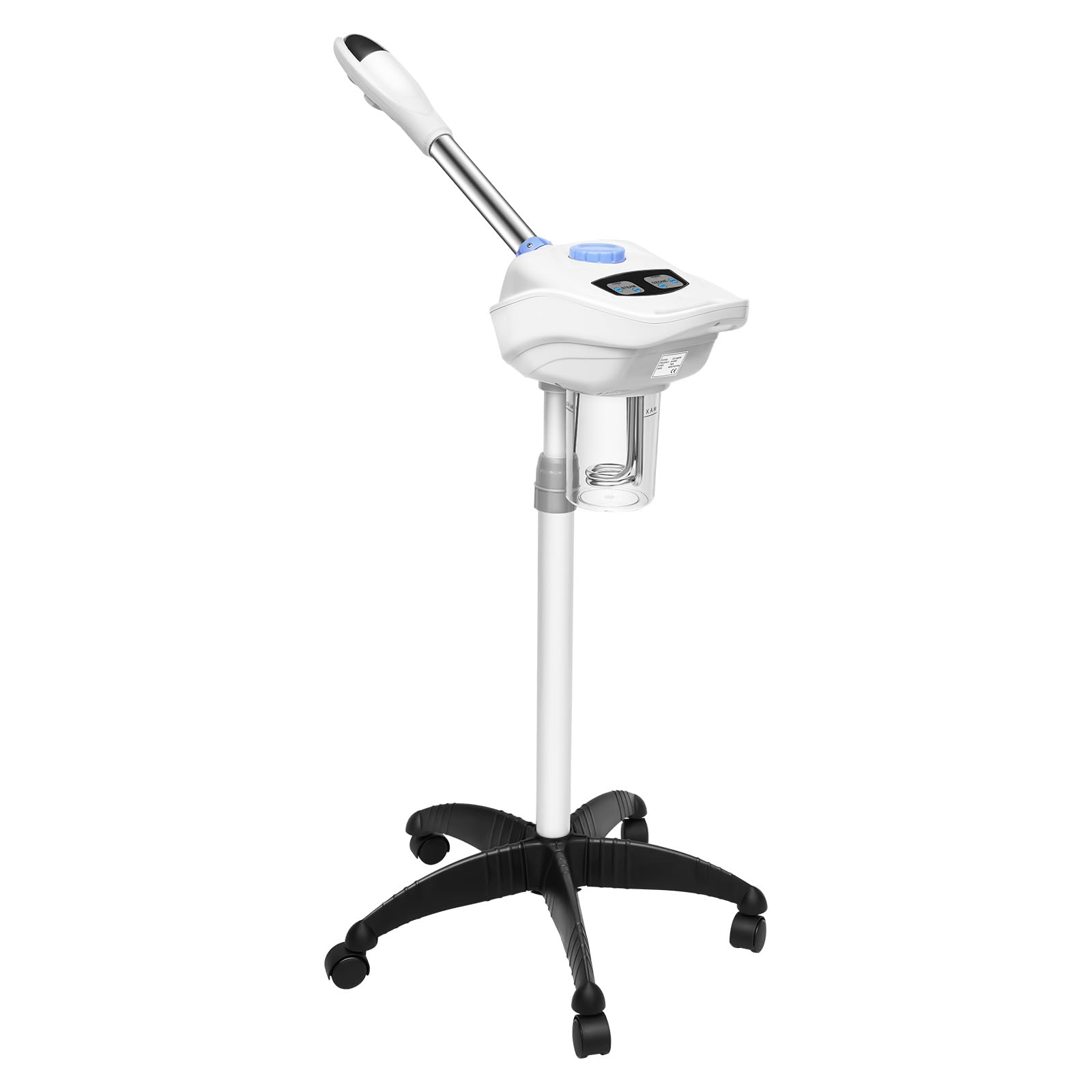 Spray facial profesional de vapozón frío/caliente de 750 W, vaporizador, sauna facial, multifuncional con boquilla giratoria de 360 grados, nanotecnología, para salón de belleza spa en el hogar