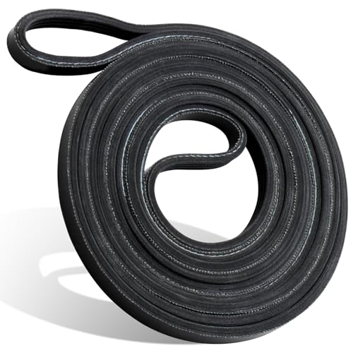 S2U 341241 Dryer Belt for Whirlpool/Amana/Kenmore/Maytag Ultra Durable Replacement for Drum Belt 8066065 AP2946843 W10127457 FSP341241 33002535 26000341241 Fix Tumbling Heating Noise for DIY Repair