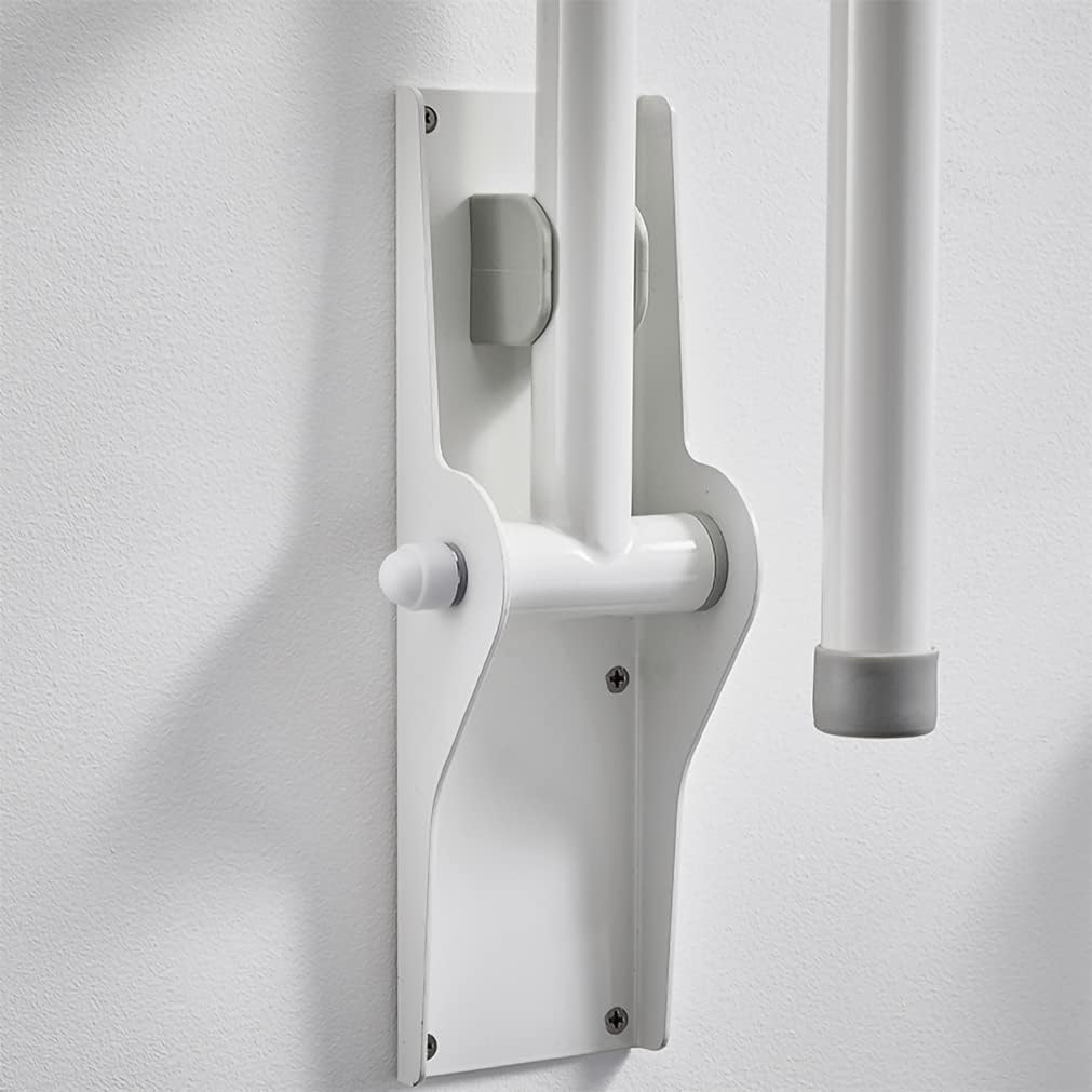 Barra de sujeción Asidero de pared seguro WC plegable Asidero de sujeción plegable antideslizante Ayuda de pie de seguridad con portarrollos de papel higiénico para mujeres embarazadas personas mayore