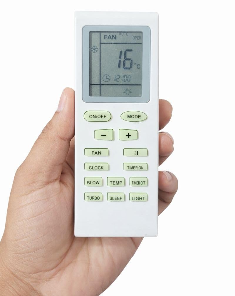 Compatible for Onida Godrej Videocon Lloyd Voltas Ac Remote (Split/Window) 1 Ton/1.5 Ton/2 Ton (Work Only If Your Old Remote Exact Same)-image-20