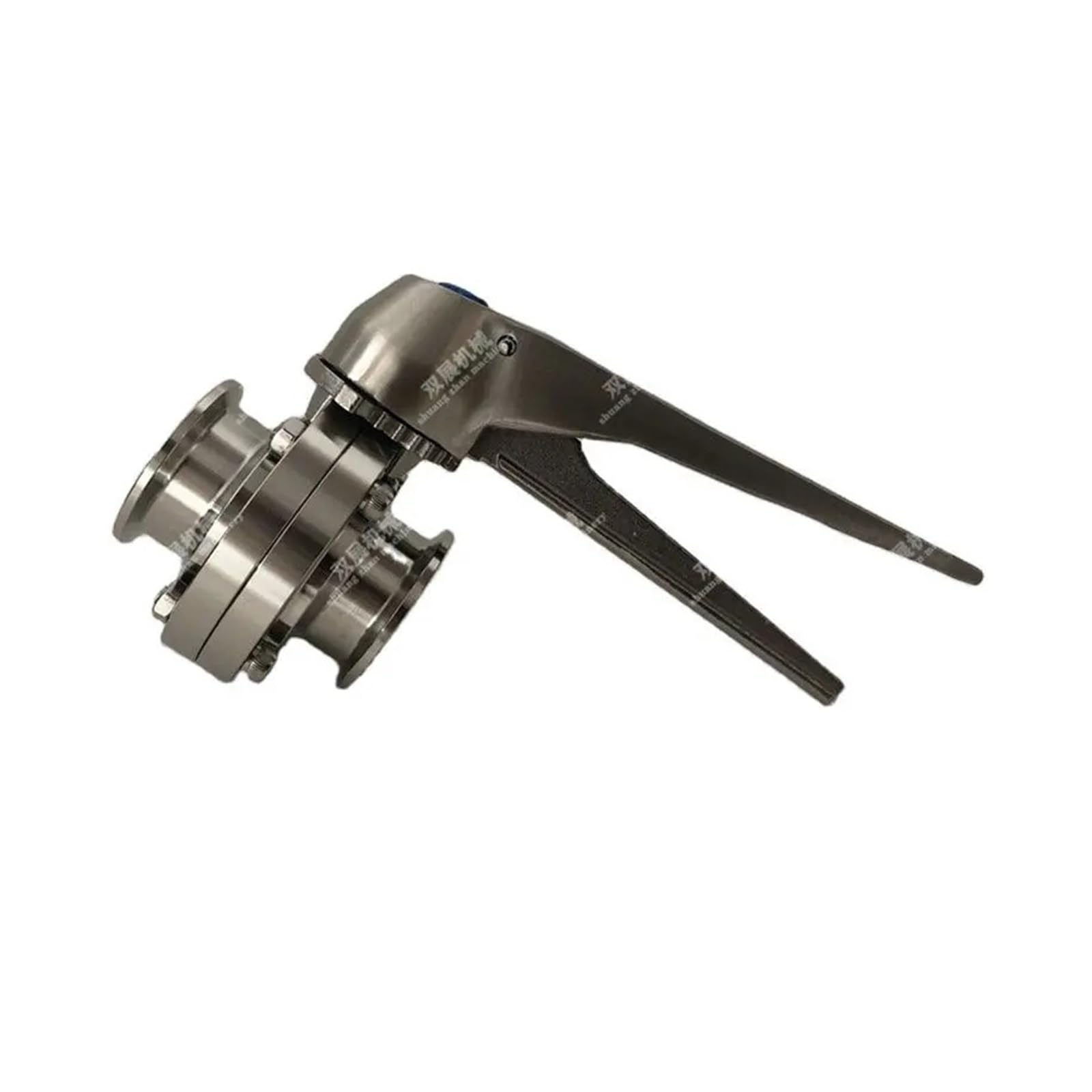 Vanne papillon DN20 pour brasserie artisanale en acier inoxydable compatible tri-clamp