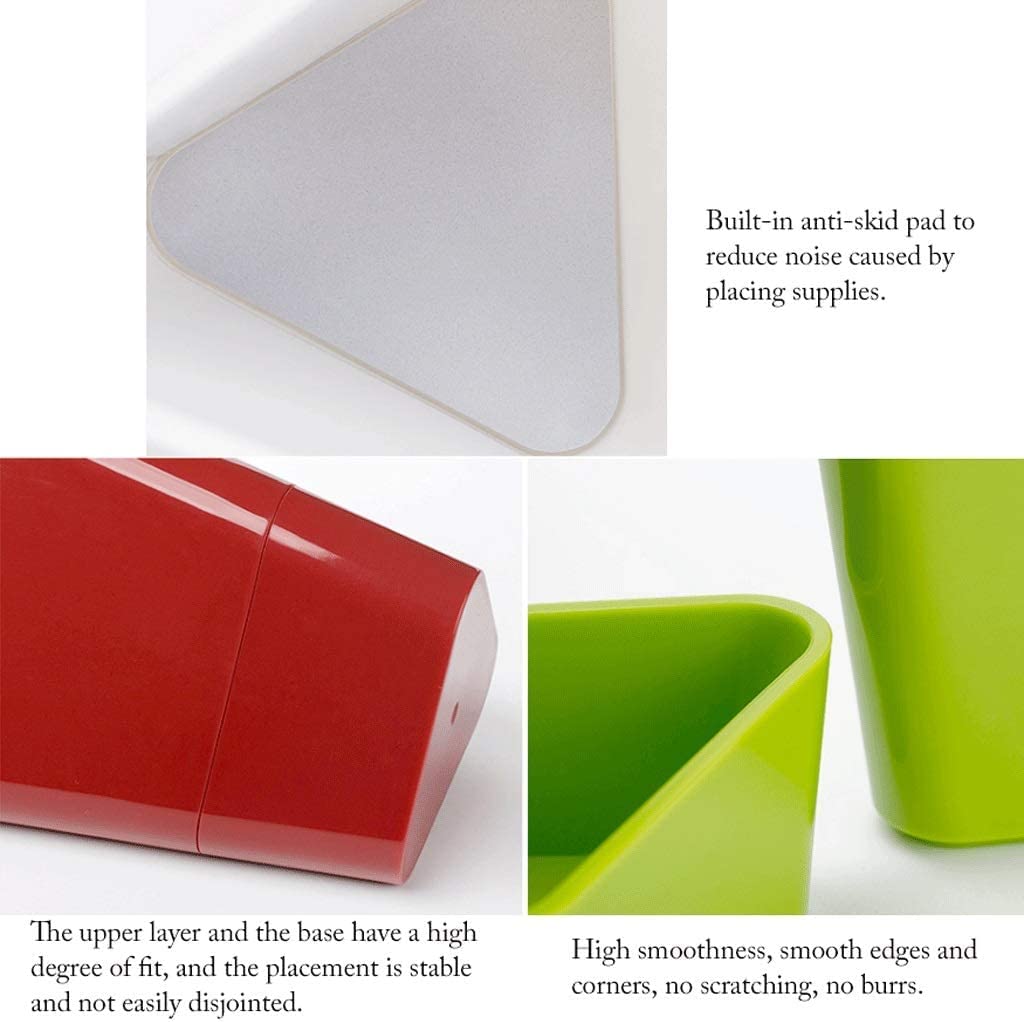 Papelería Portalápices de Doble Capa, portalápices multifunción con Fondo extraíble, portalápices, Soporte Creativo para brochas de Maquillaje Portalápices