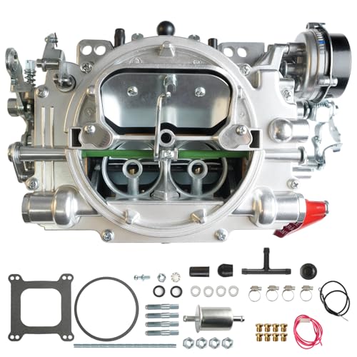 1411 Carburetor 750 Cfm 4 Barrel Square Bore Air Valve Secondary Electric Choke Replacement For Edelbrock Performer Series