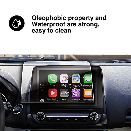 YEE PIN For Ford Fiesta mk8 /Focus mk4/ EcoSport 2017-2021 8-inches Navigation Touch Screen Protective Film 9H Tempered Glass Scratch-Resistant - Image 4