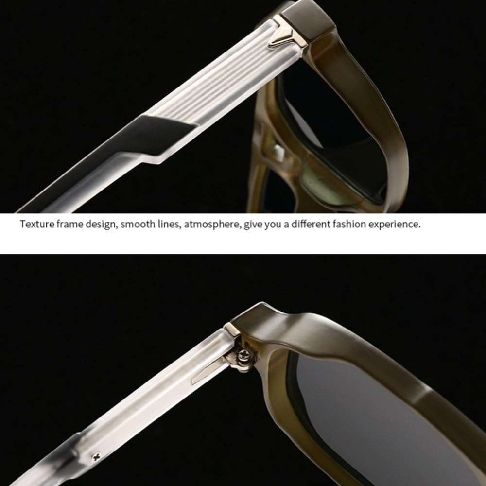 Gafas de sol de moda para hombre y mujer con remaches, protección UV400.